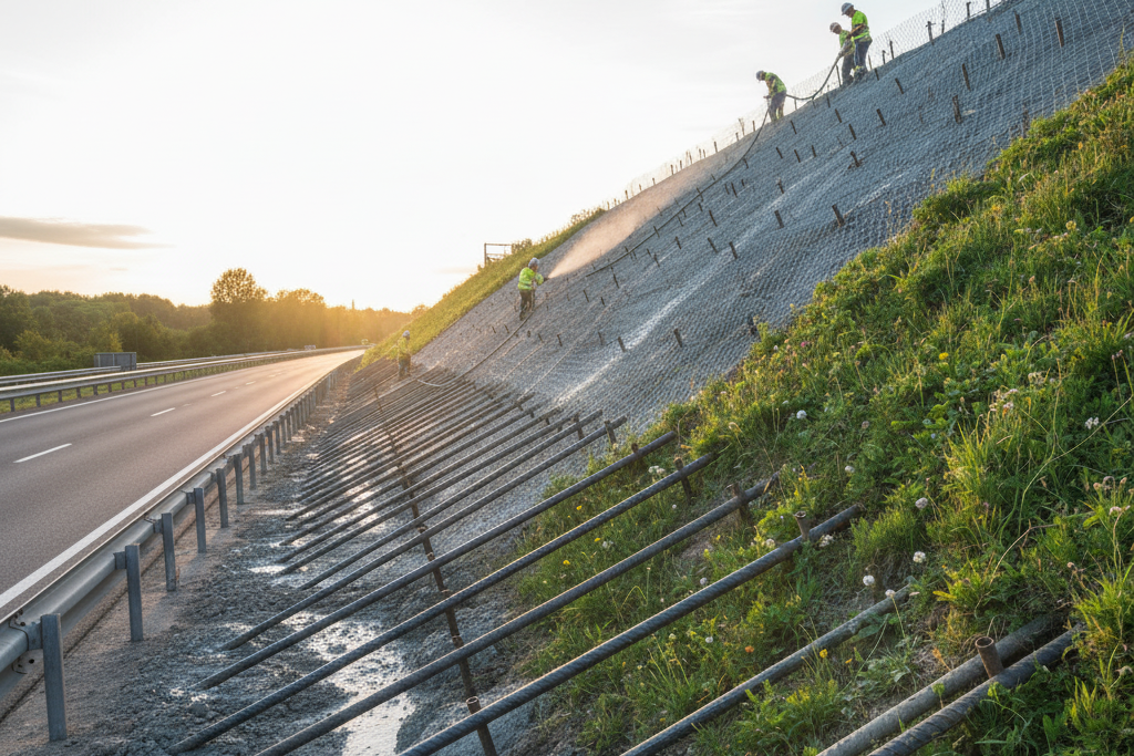 Solos Grampeados: A Técnica Moderna para Contenção de Taludes e Escavações
